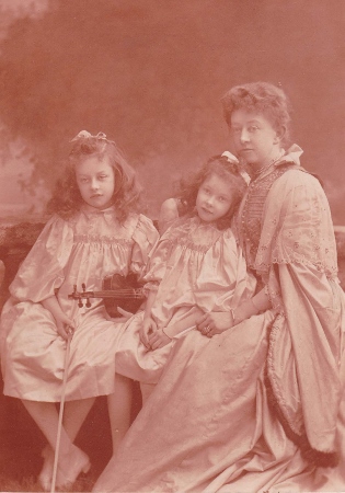 Esther with her mother and sister